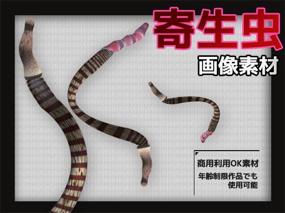 寄生虫の画像素材〜商用OK著作権フリー〜3D画像素材シリーズ (同人誌)