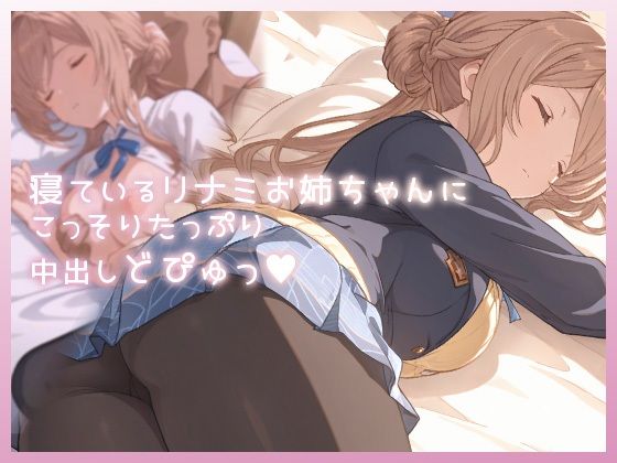 寝ているリナミお姉ちゃんにこっそりたっぷり中出しどぴゅっ (同人誌)