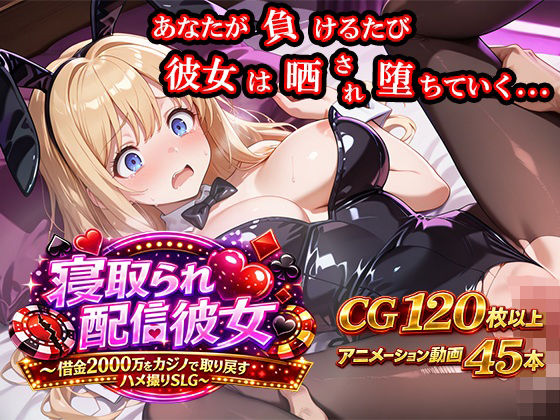 寝取られ配信彼女 〜借金2000万をカジノで取り戻すハメ撮りSLG〜 (同人誌)
