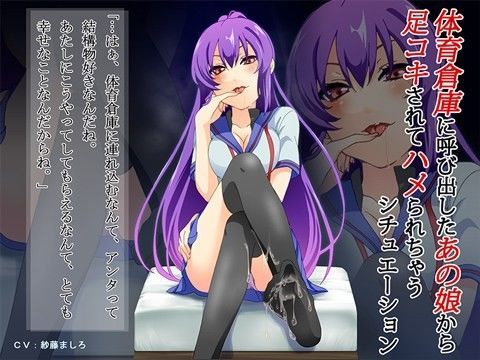 体育倉庫に呼び出したあの娘から足コキされてハメられちゃうシチュエーション (同人誌)