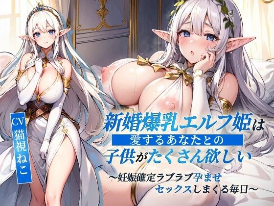 新婚爆乳エルフ姫は愛するあなたとの子供がたくさん欲しい〜妊娠確定ラブラブ孕ませセックスしまくる毎日〜【抱き枕推奨/ファンタジー/処女】 (同人誌)