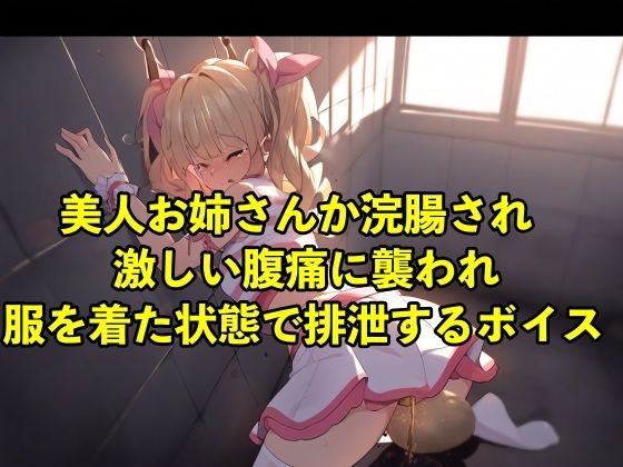 【着衣脱糞】美人お姉さんが浣腸され激しい腹痛に襲われ服を着た状態で排泄するボイス【スカトロ/拷問】 (同人誌)