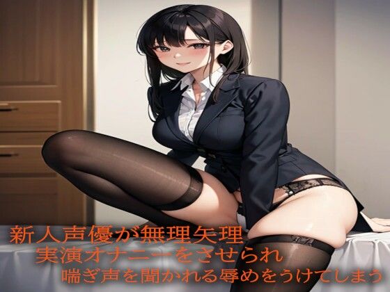 新人声優が無理矢理実演オナニーをさせられ喘ぎ声を聞かれる辱めをうけてしまう (同人誌)