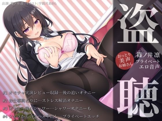 【盗聴風オナニー実演】おっとり美声お姉さん・篠ノ井凛プライベートエロ音声盗聴 (同人誌)