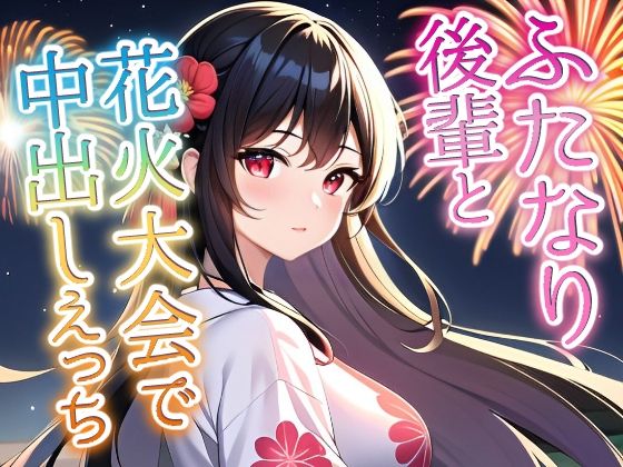 【ふたなり百合】クールビューティー後輩に迫られて花火大会で中出しセックス！ (同人誌)