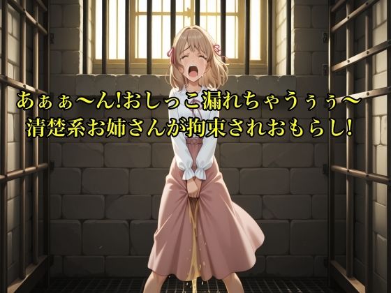 【こっち見ないでぇ〜シリーズ】あぁぁ〜ん！おしっこ漏れちゃうぅぅ〜清楚系お姉さんが拘束され我慢の限界で2度もお漏らしするボイス【お姉さん/失禁】 (同人誌)