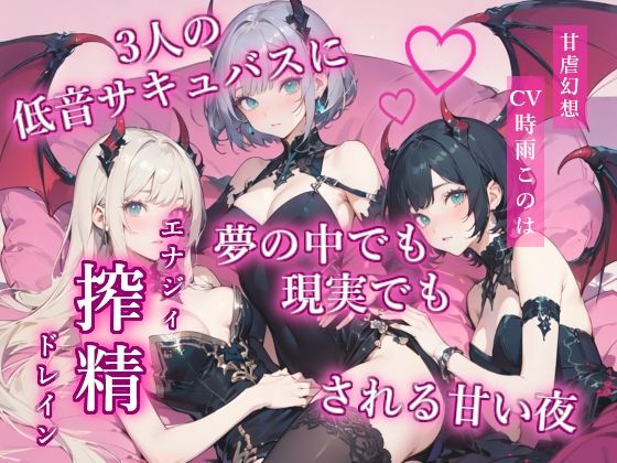 3人の低音サキュバスに夢の中でも現実でも搾精される甘い夜 (同人誌)