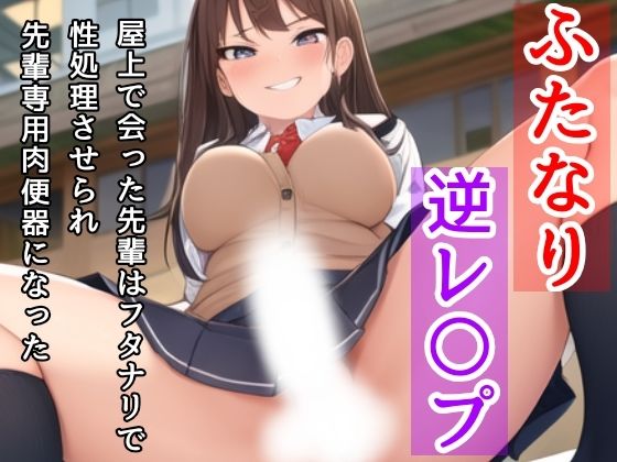 【ふたなり/逆レ】屋上で会った先輩はフタナリで、性処理させられ先輩専用肉便器になった (同人誌)