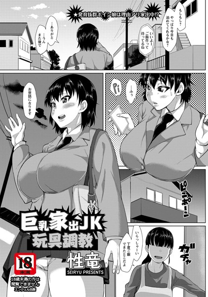 巨乳家出JK玩具調教【単話】（単話）